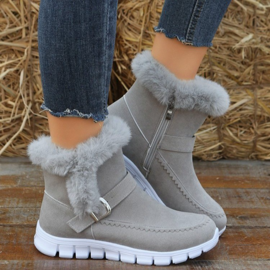 Bottes Chaudes Fashicole d'Hiver avec Boucle