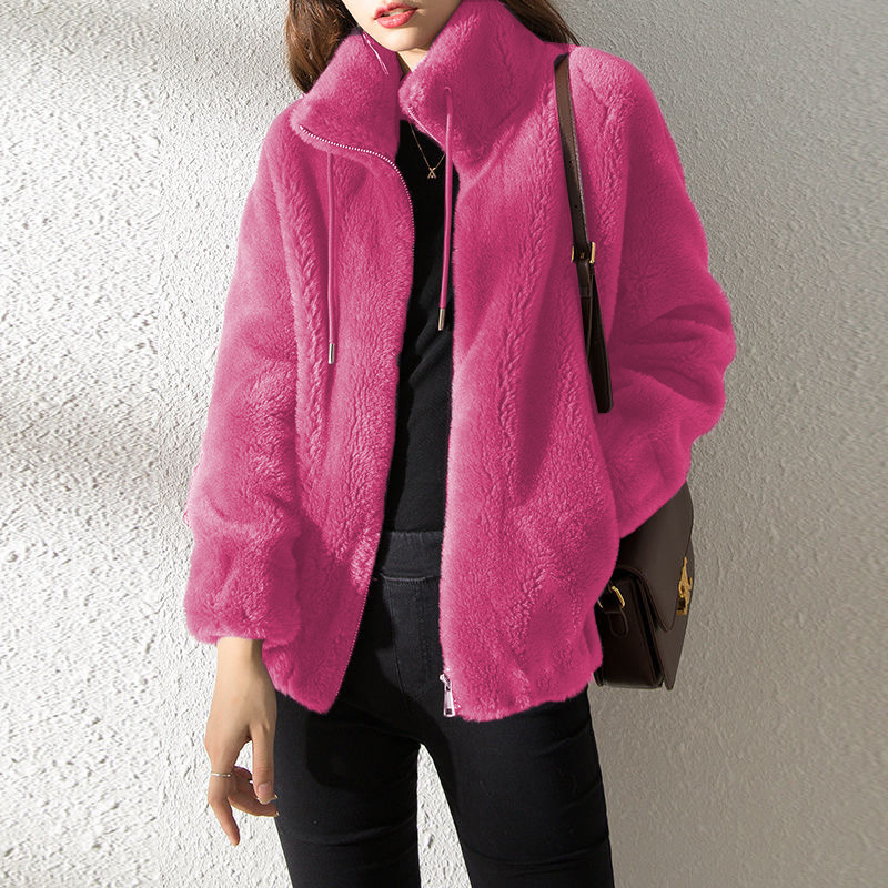 Cardigan Col Montant Fashicole en Polaire