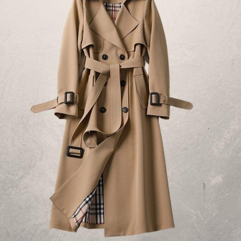 Manteau Long Fashicole Élégance Automnale