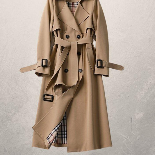 Manteau Long Fashicole Élégance Automnale