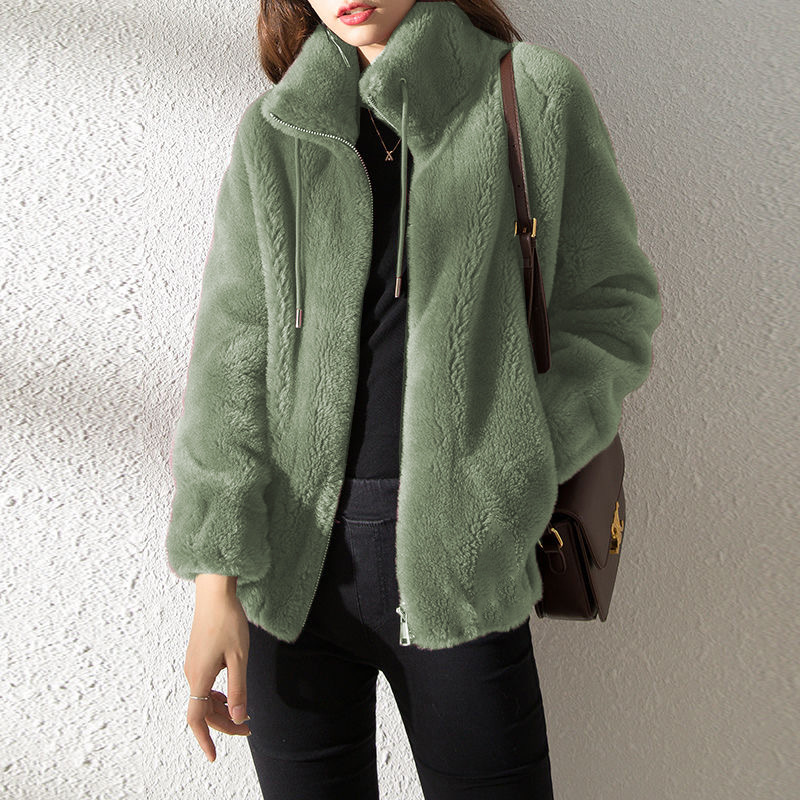 Cardigan Col Montant Fashicole en Polaire