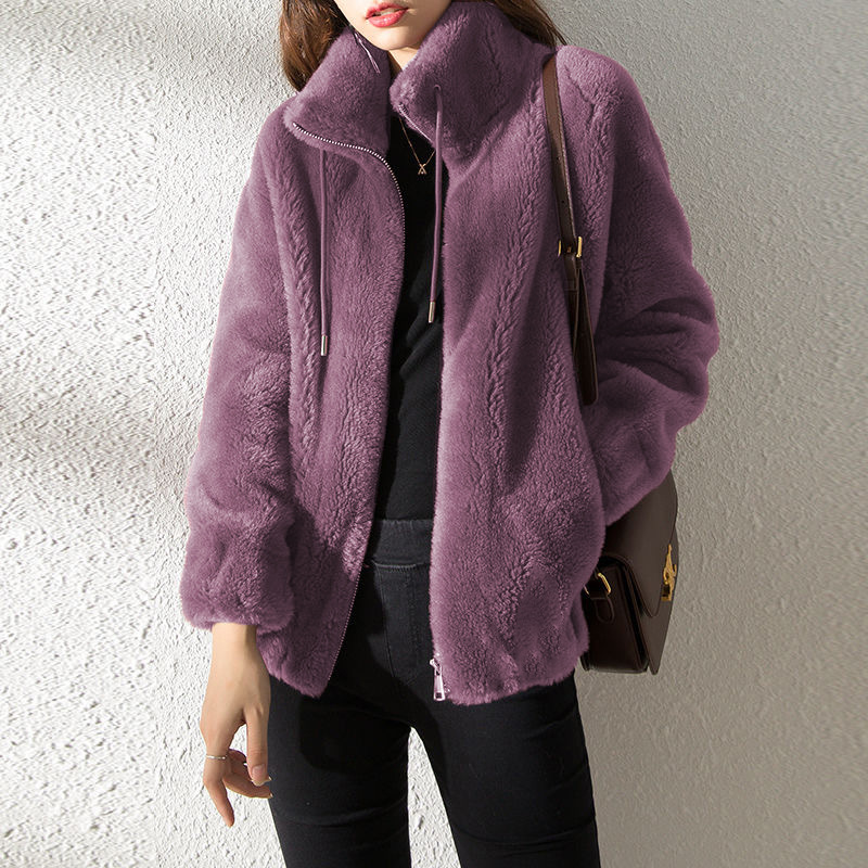 Cardigan Col Montant Fashicole en Polaire