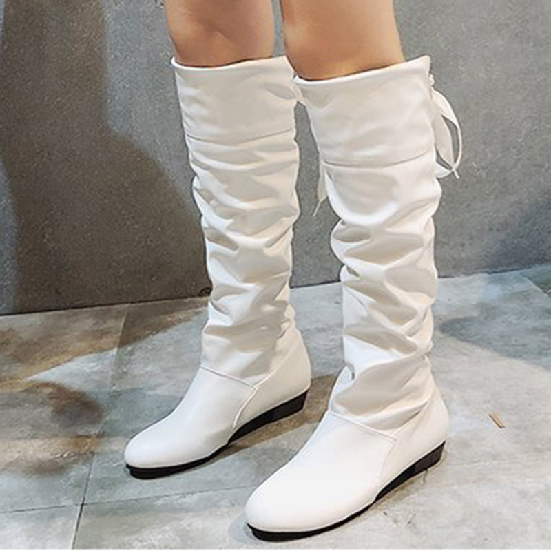 Bottes Mi-Mollet Fashicole à Talon Bas